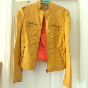 Vegan leather jacket